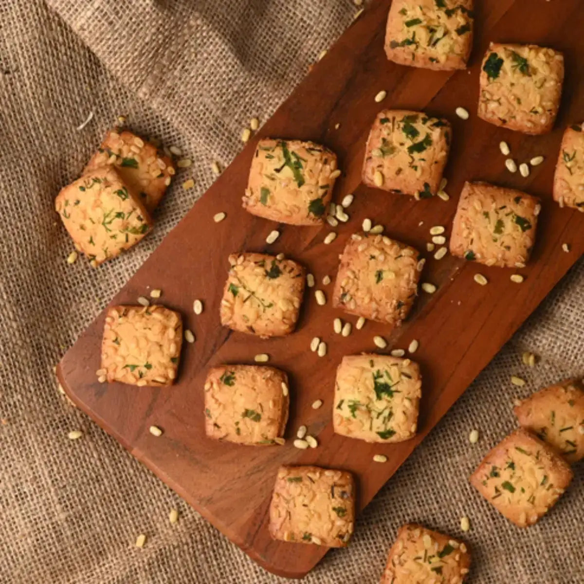 Panchhi Dhaniya Moong Dal Biscuits