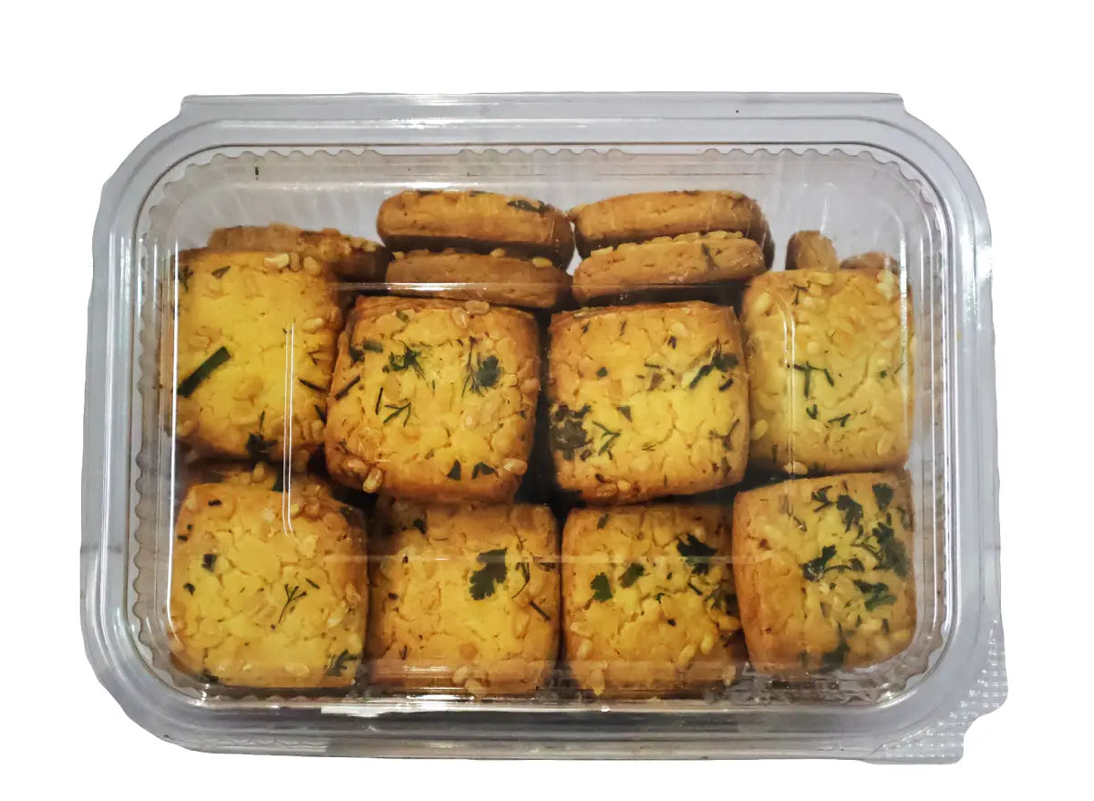 Dhaniya Moong Dal Biscuits